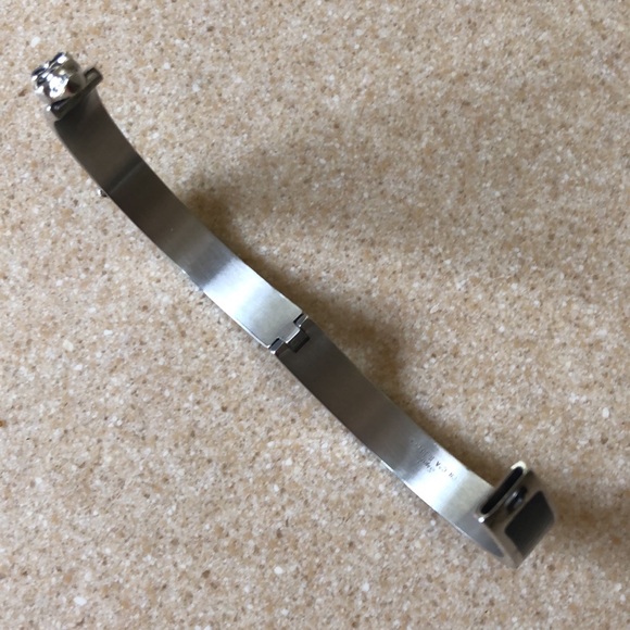 RARE David Sigal Happy Skull black enamel bangle bracelet - Picture 8 of 12